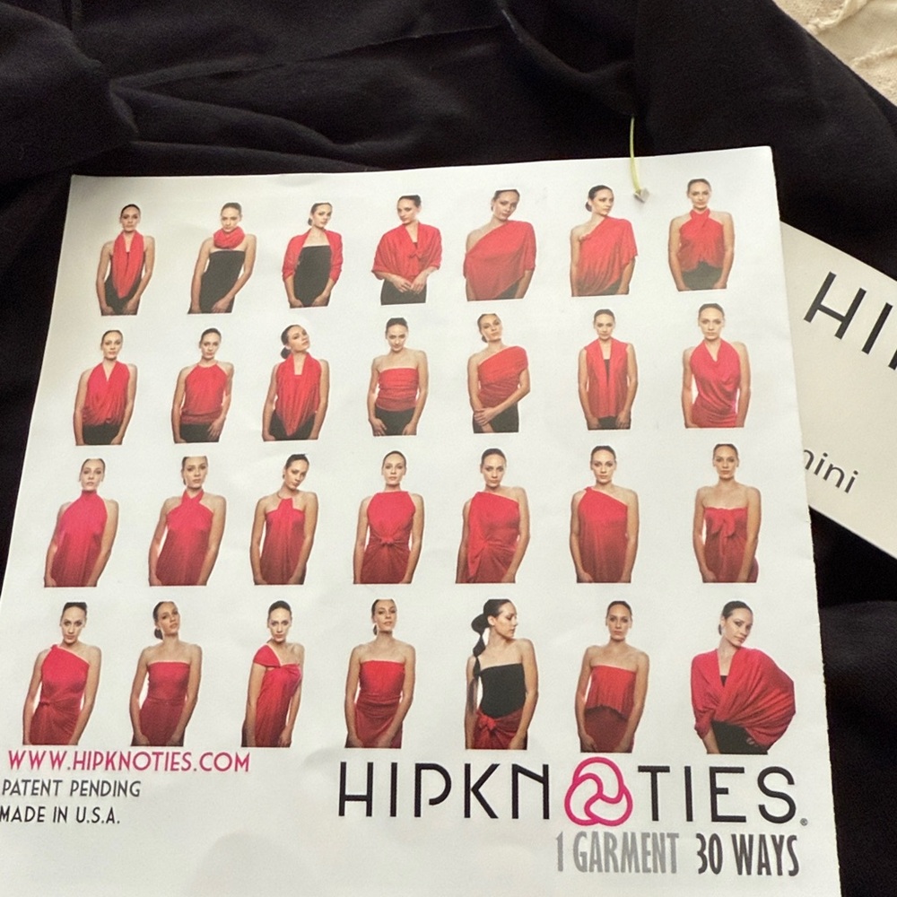 Black Hipknoties Convertible‎ Garment - Picture 2 of 3